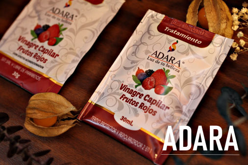 Adara - Sachet Shampoo Vinagre Capilar Frutos Rojos